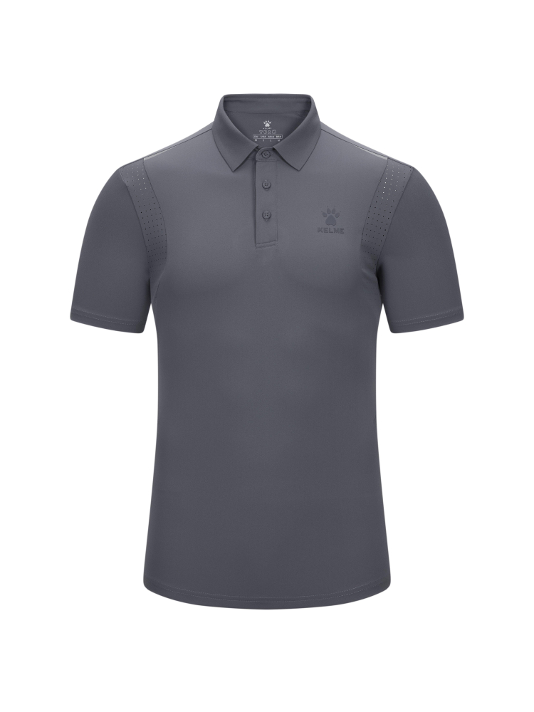 Футболка-поло KELME Short-Sleeved Polo Shirt Grey
