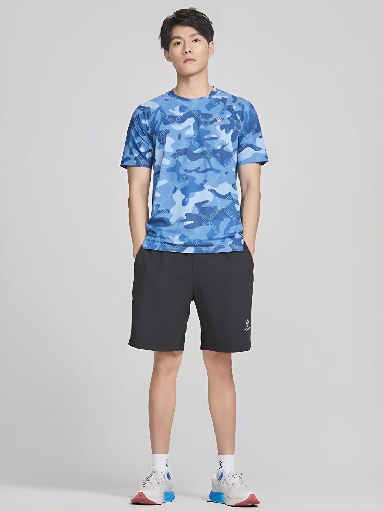 Футболка KELME Round Neck Short Sleeve T-Shirt Blue