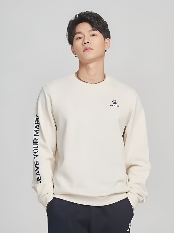 Свитшот KELME Round Neck Sweater White
