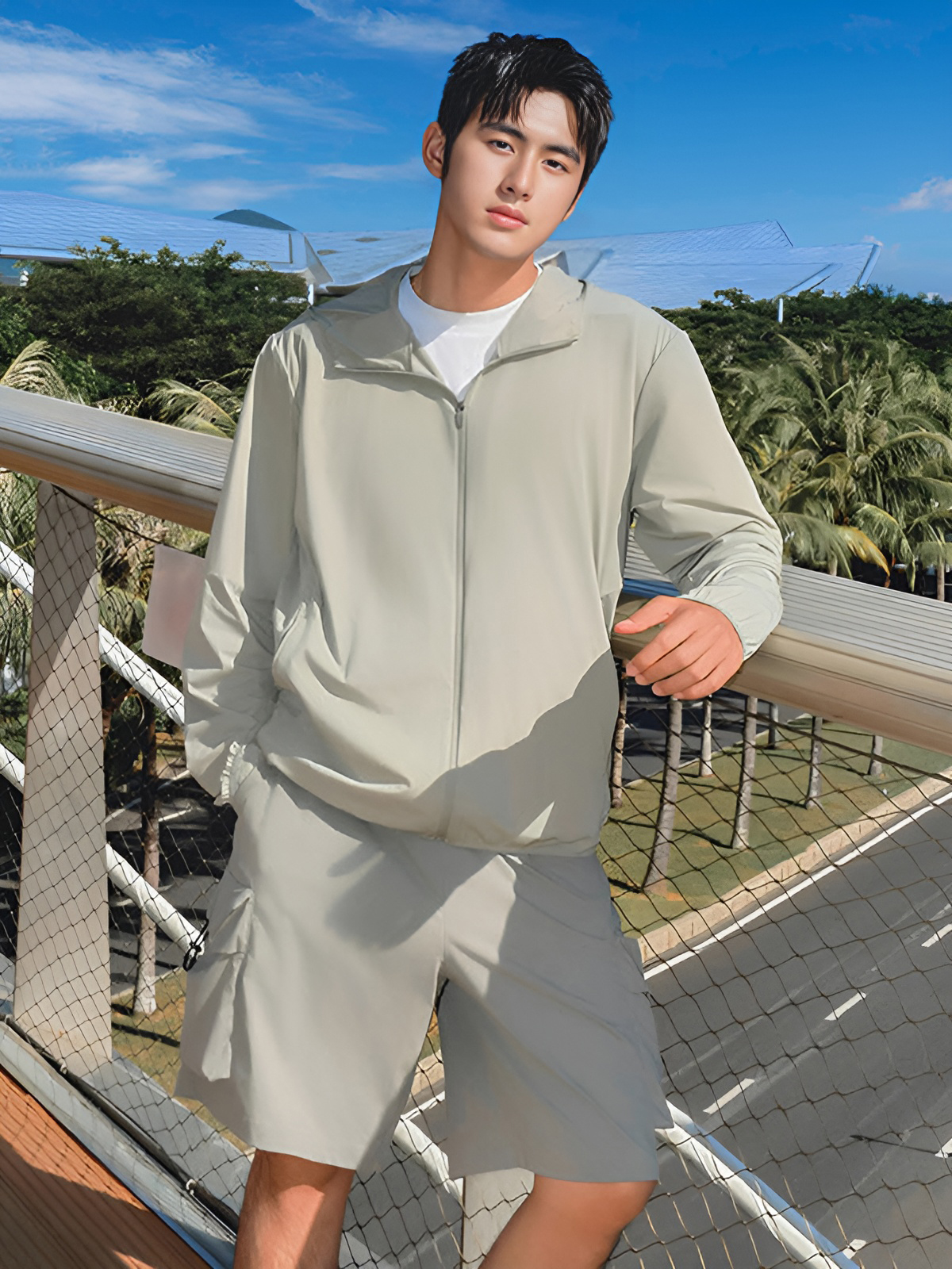 Ветровка KELME Sun Protective Clothing Green