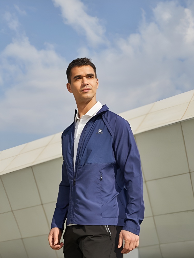 Ветровка KELME Thin Woven Jacket Dark Blue