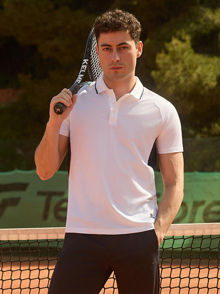 Футболка-поло KELME Short-sleeved Polo Shirt White