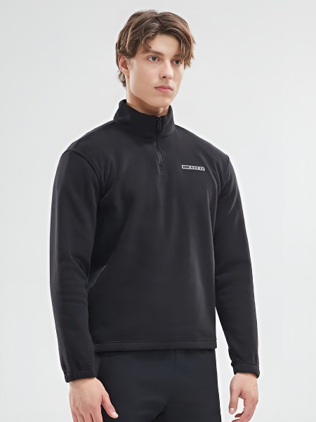 Олимпийка KELME Half Open Sweatshirt Black