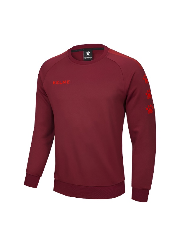 Свитшот KELME Knitted Crew Neck Sweatshirt Red