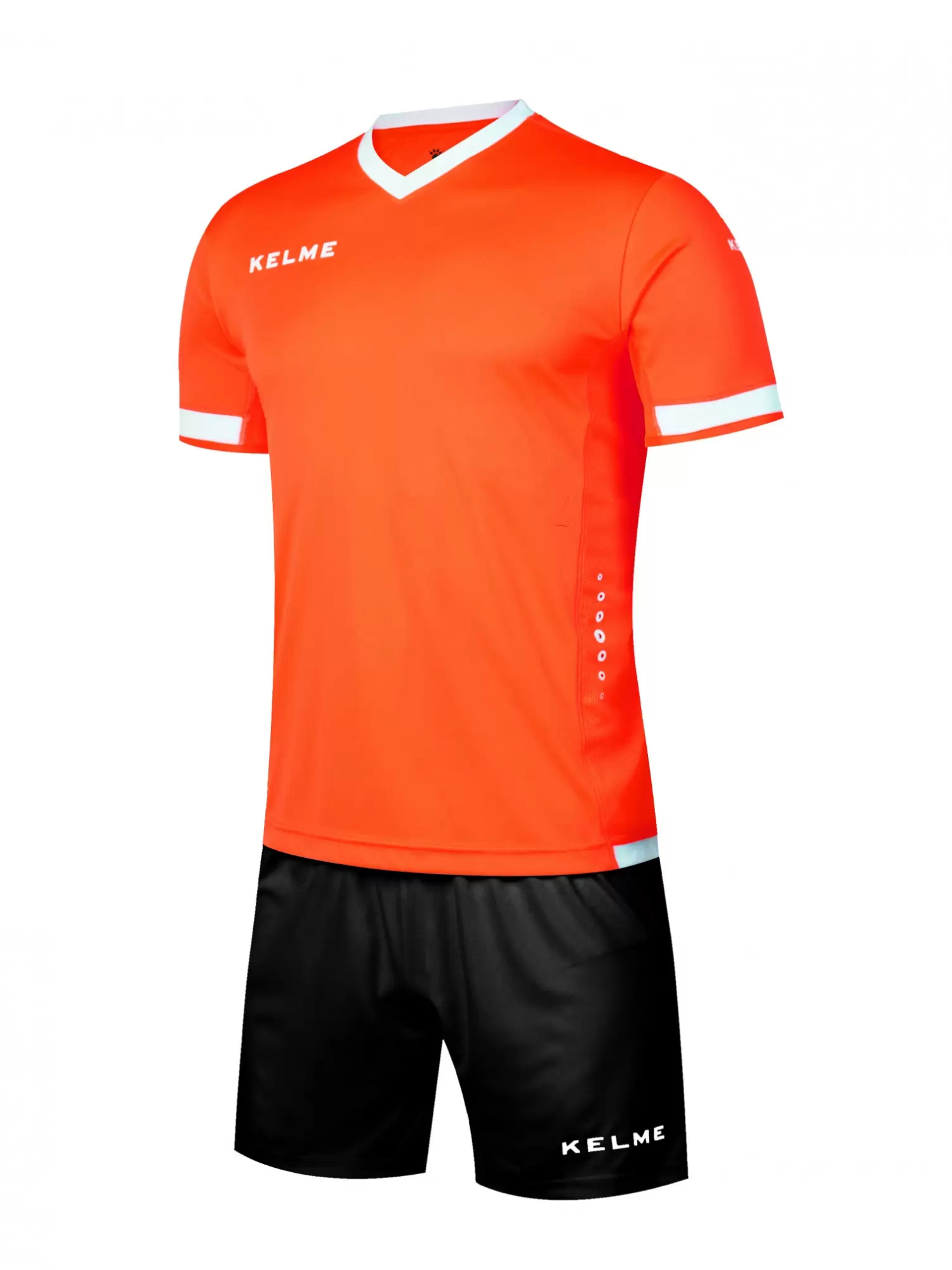 Детская футбольная форма KELME Short Sleeve Football Kid (Orange/Black)