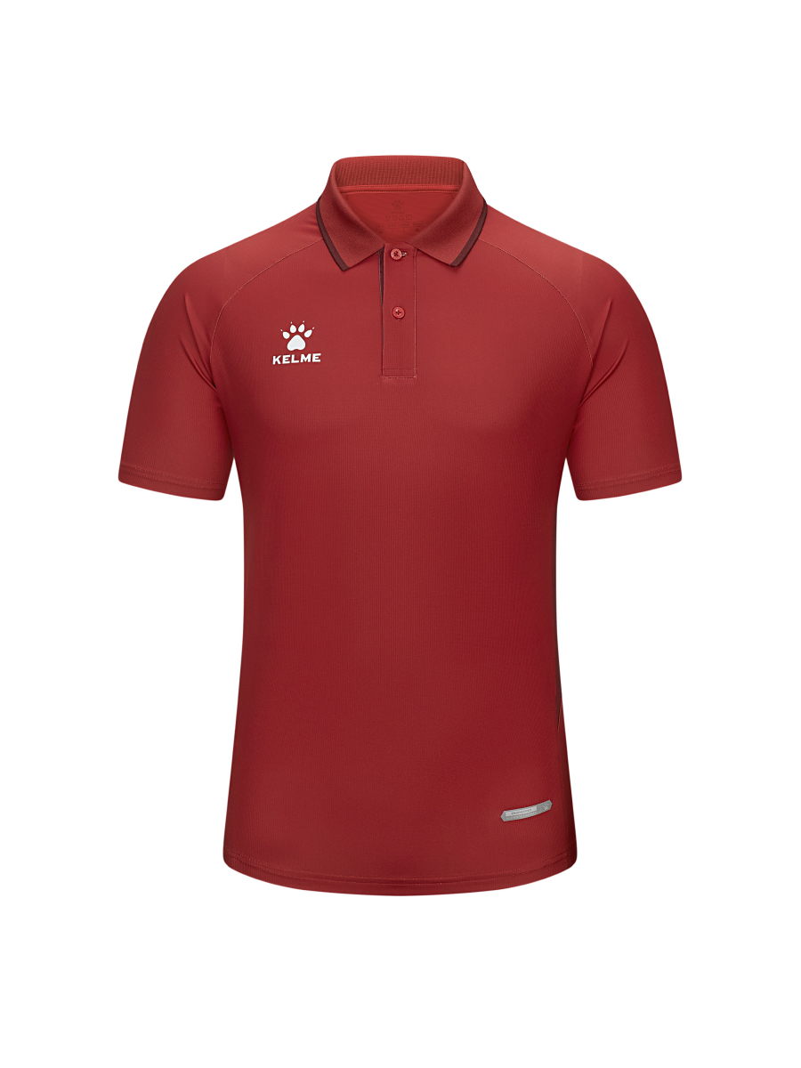 Футболка-поло KELME Short Sleeve Polo Shirt Dark Red