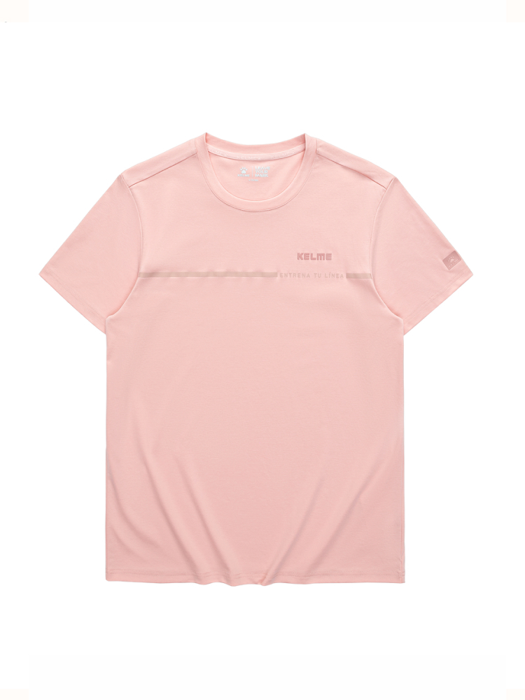 Футболка KELME Round Neck Short Sleeve T-Shirt Light Pink