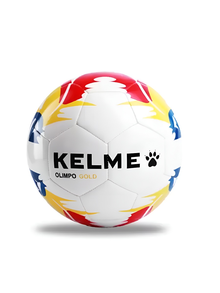 Мяч футбольный KELME Machine Stitched Football Ball (White/Yellow)