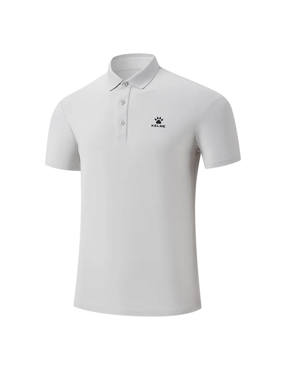 Футболка-поло KELME Short-sleeved Polo Shirt Grey