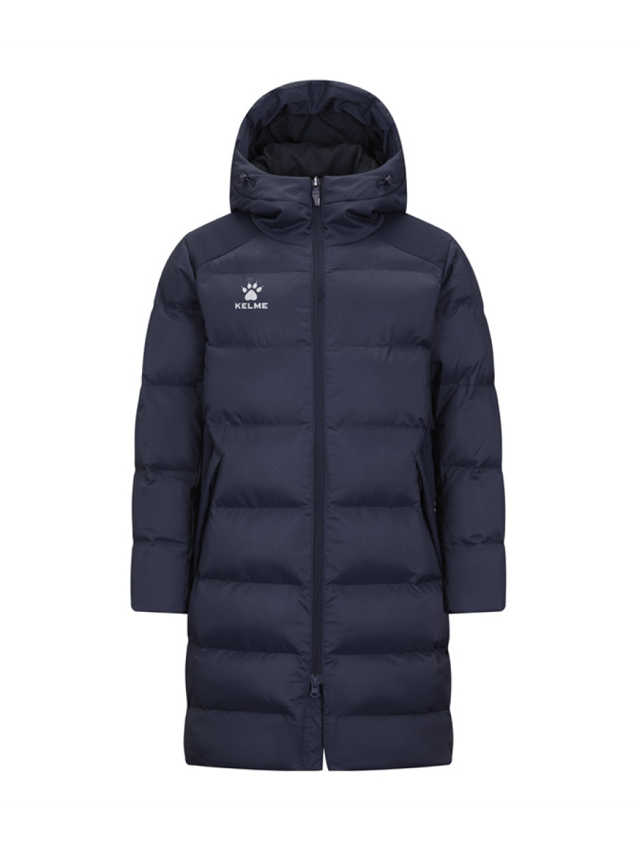 Детский пуховик KELME Children's Long Cotton Coat Dark Blue