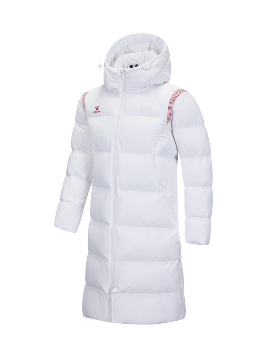 Пуховик KELME Long Cotton Coat White