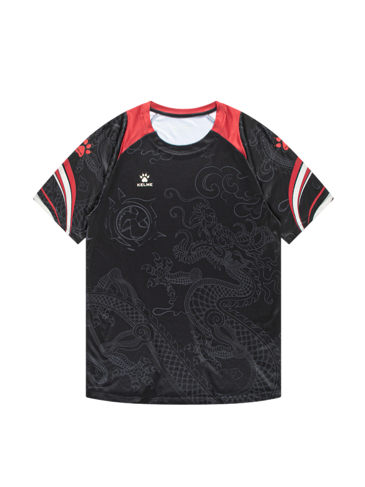 Футболка KELME Round Neck Short Sleeve T-shirt Black