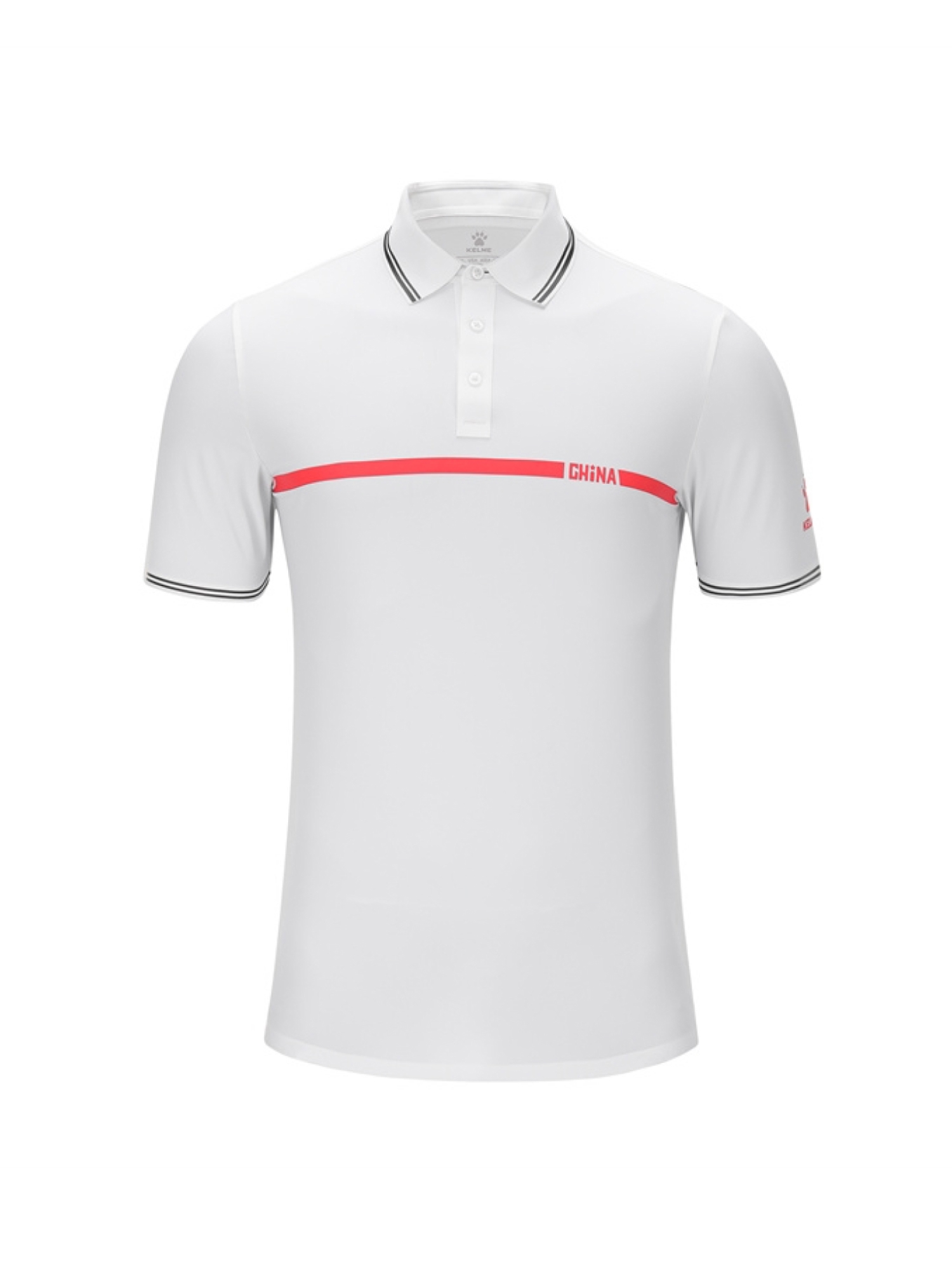 Футболка KELME Short Sleeve Polo Shirt White