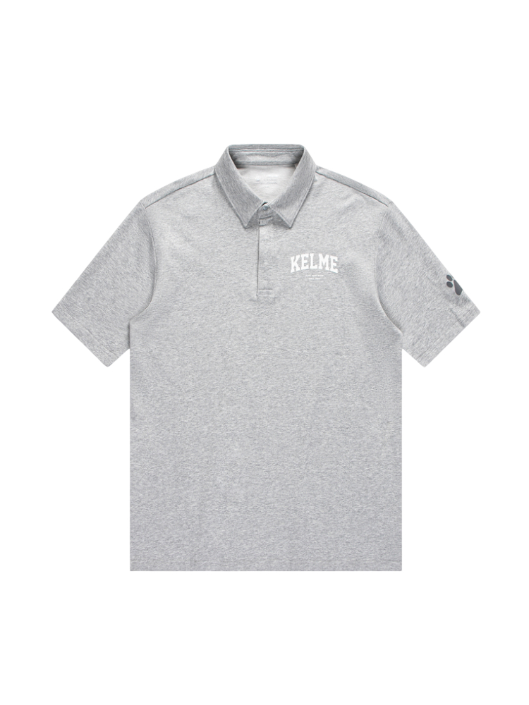 Футболка-поло KELME Short Sleeve Polo Shirt Grey