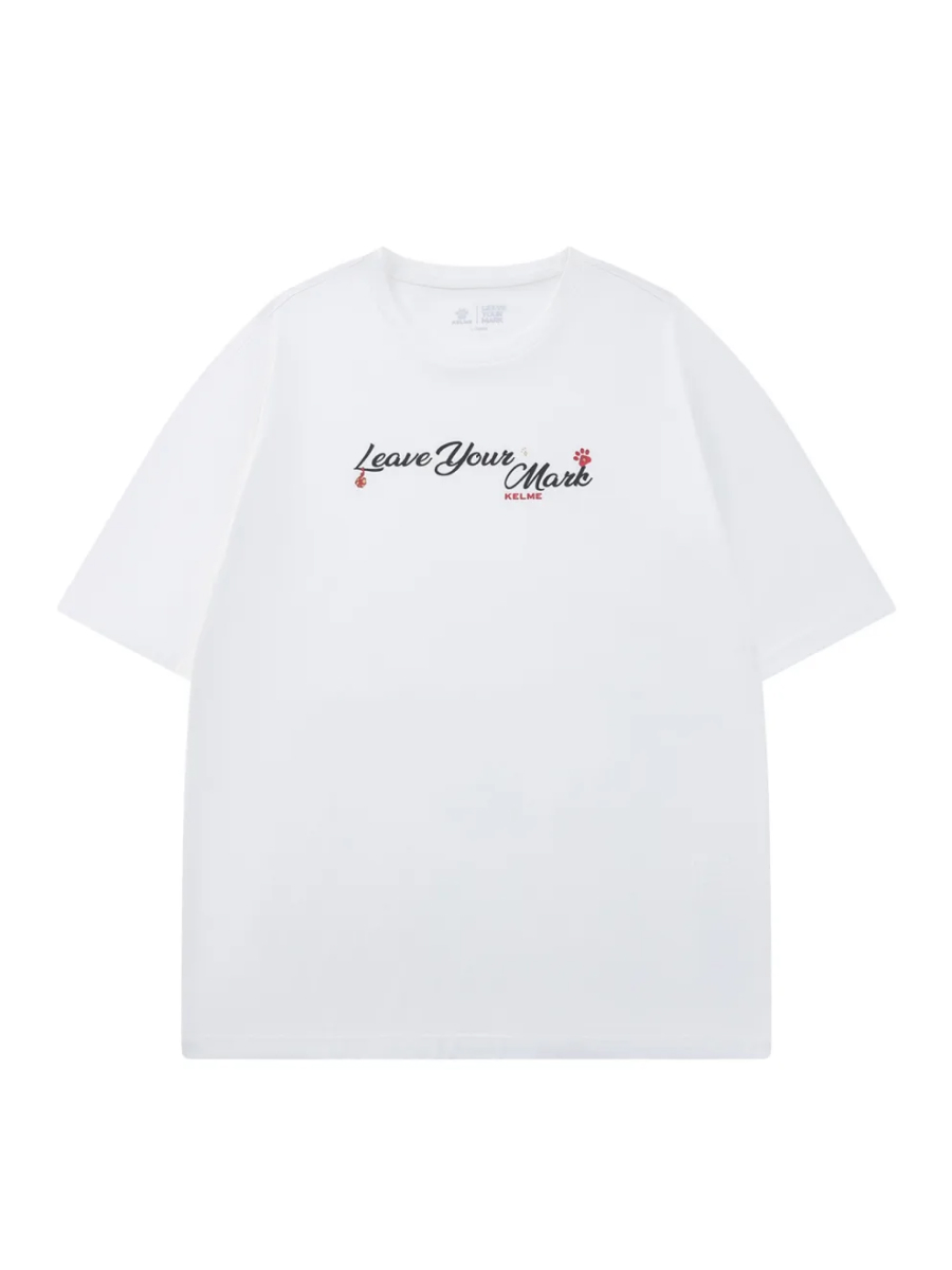 Футболка KELME Crew Neck Short-sleeved T-shirt White