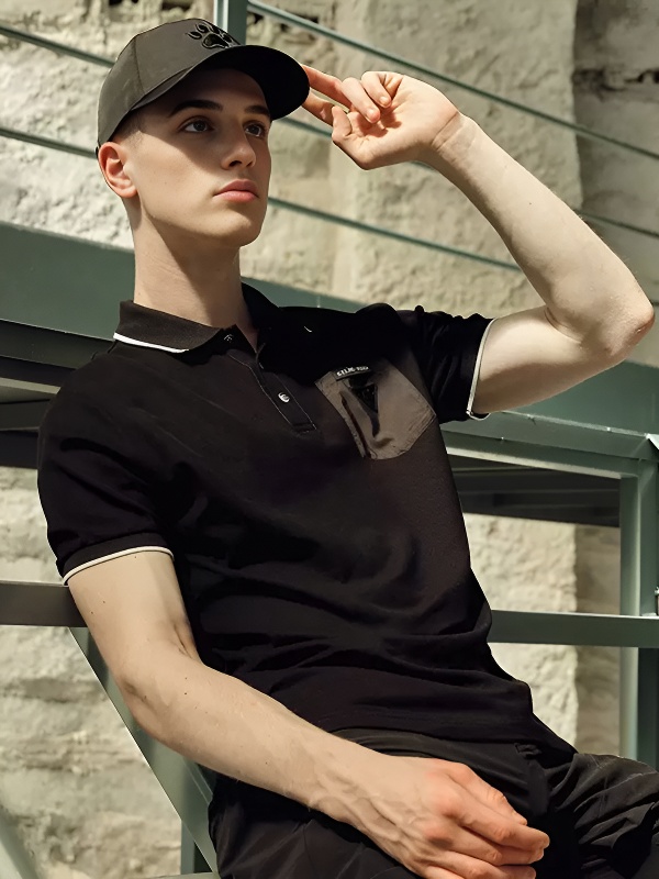 Футболка-поло KELME Short Sleeve Polo Shirt Black