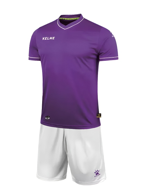 Детская футбольная форма KELME Short Sleeve Football Kid Set (Light Purple/White)
