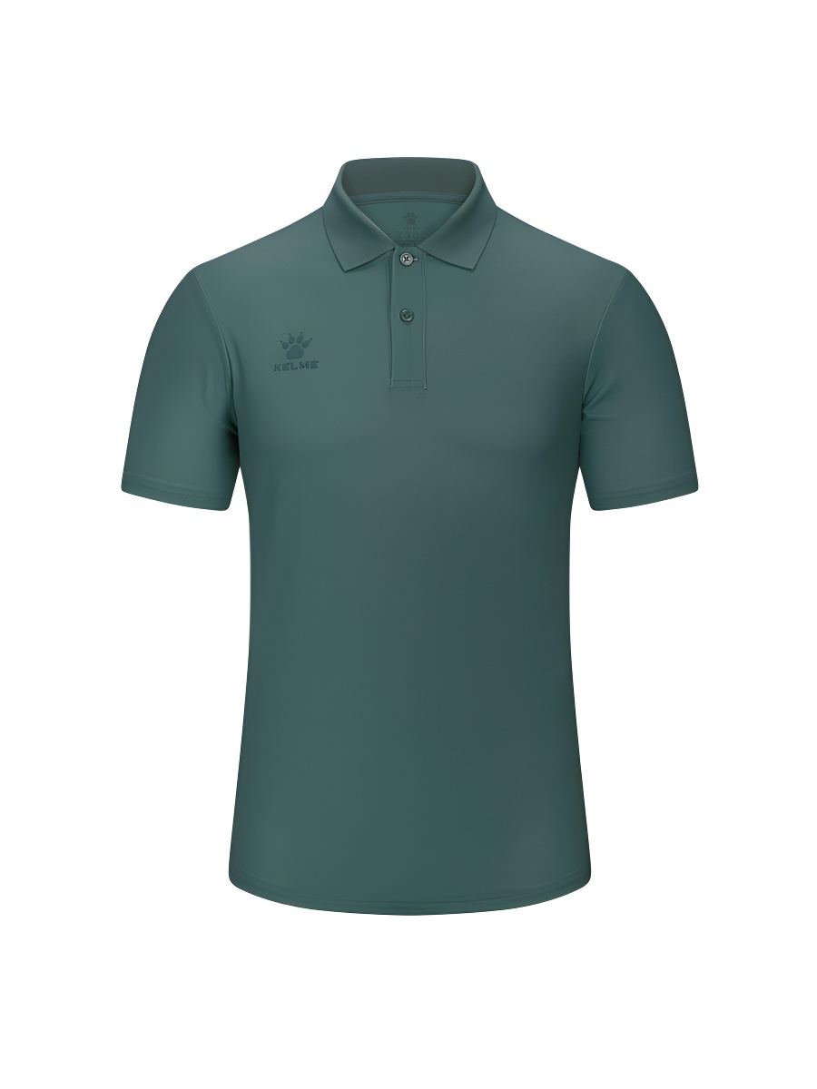 Футболка-поло KELME SHORT SLEEVE POLO SHIRT Dark Green