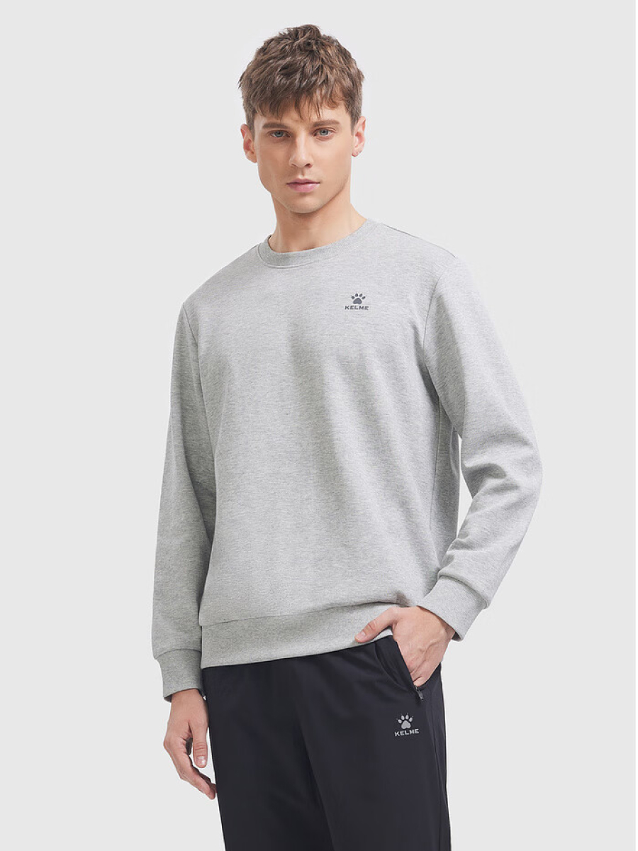 Свитшот KELME Round Neck Sweater Grey