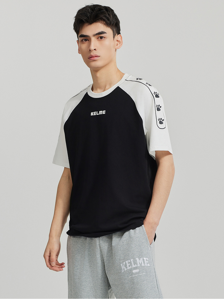 Футболка KELME Round Neck Short Sleeve T-shirt Black