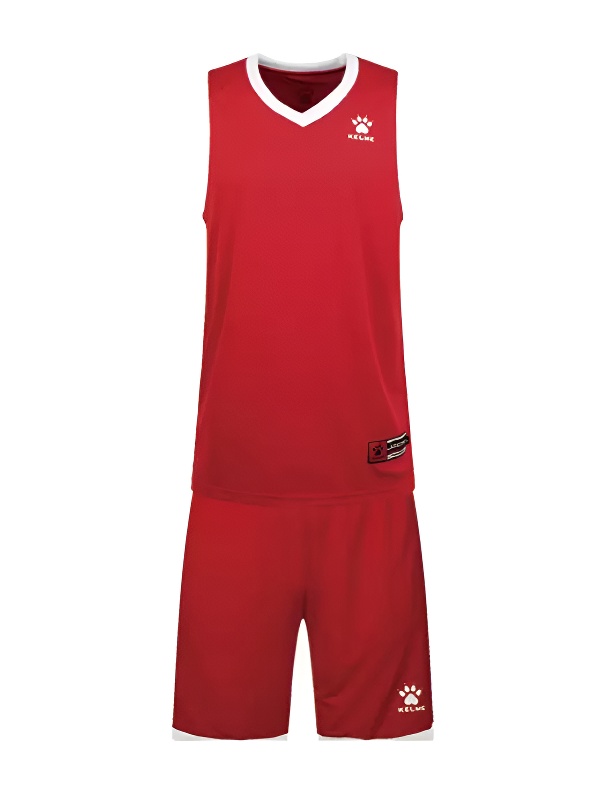 Детская баскетбольная форма KELME Basket Set Red
