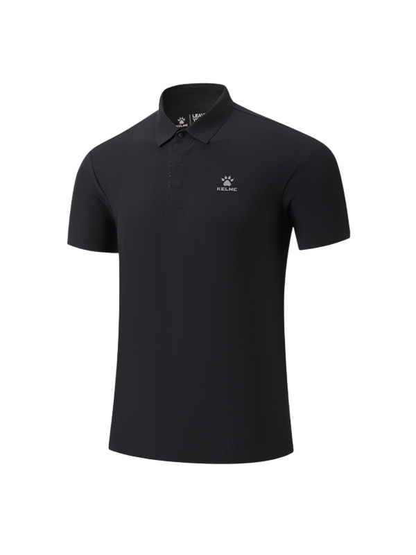 Футболка-поло KELME Long-sleeved Polo Shirt Black