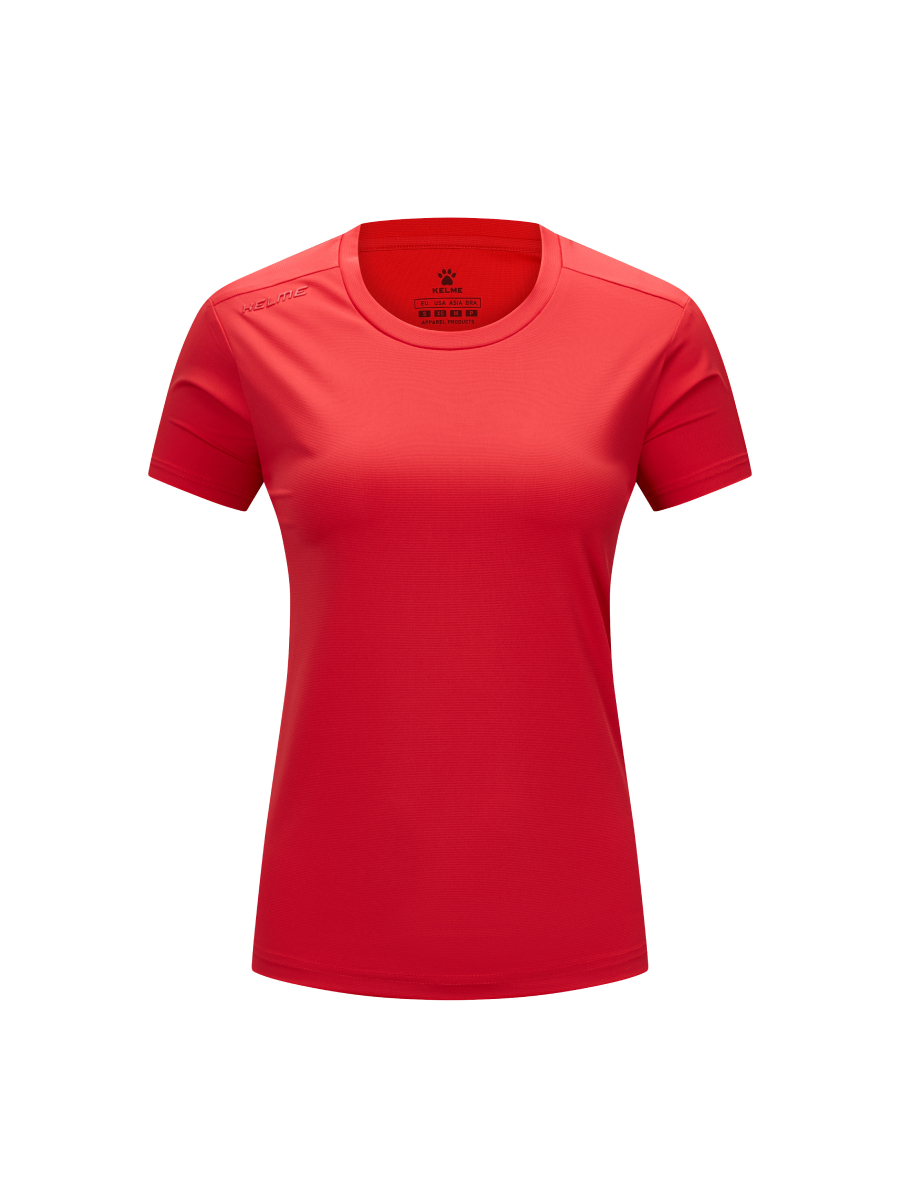 Футболка KELME Women's Round Neck T-shirt Red
