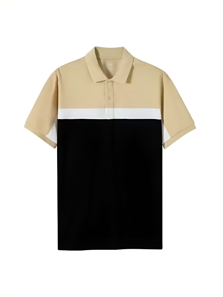 Футболка-поло KELME Short Sleeve Polo Shirt (Dark Blue/Beige)