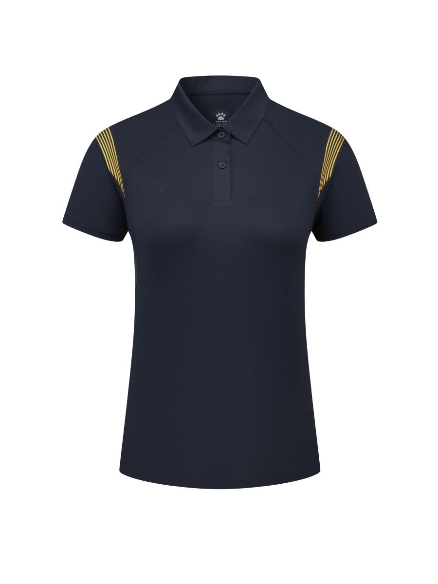 Футболка-поло KELME Women's Short-Sleeved Polo Shirt Dark Blue