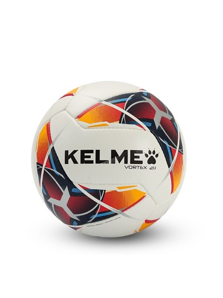 Мяч футбольный KELME Hand Stitched Football Ball (White/Orange)