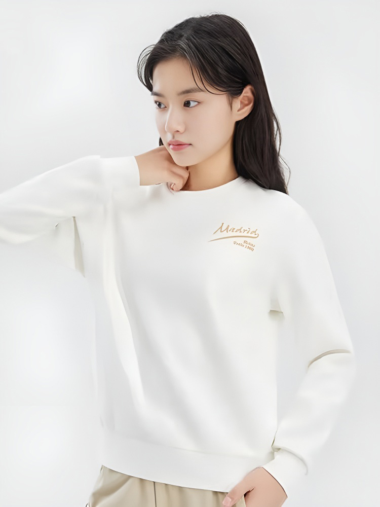 Свитшот KELME Round Neck Sweater White