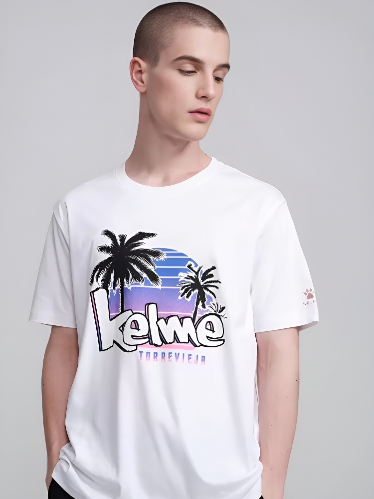 Футболка KELME Round Neck Short T White