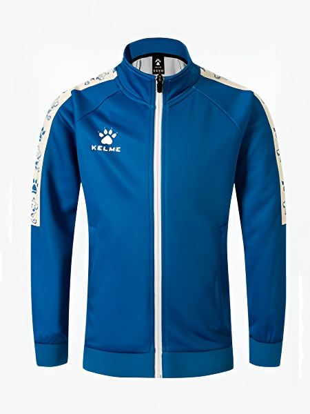 Детская олимпийка KELME Knitted Training Jacket Blue