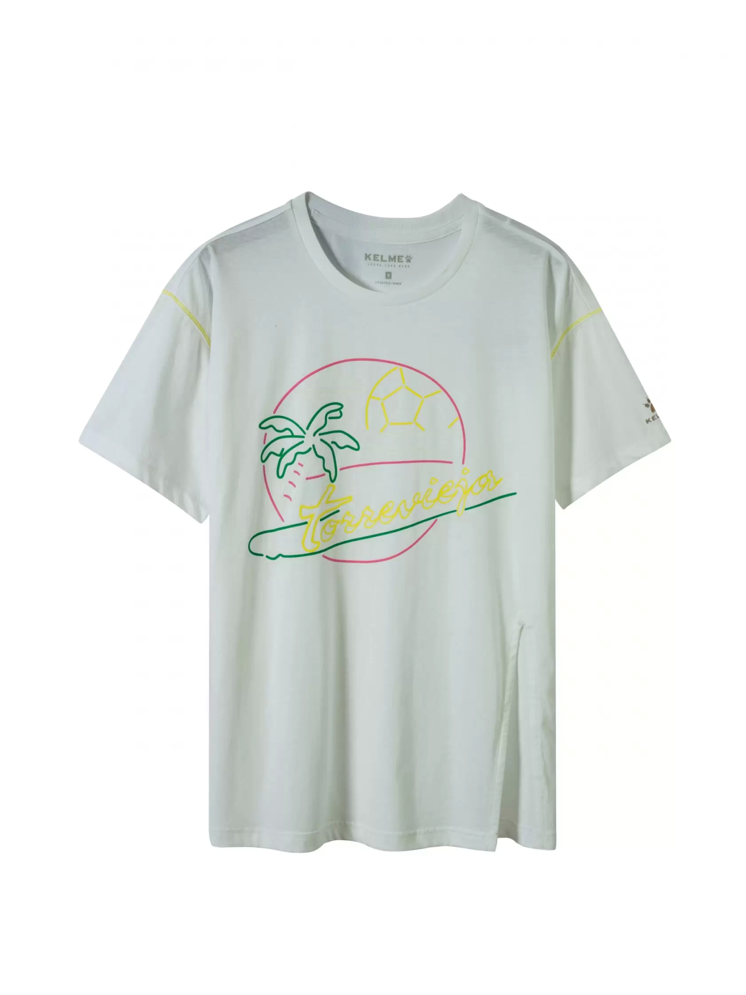 Футболка KELME Round Neck Short T White