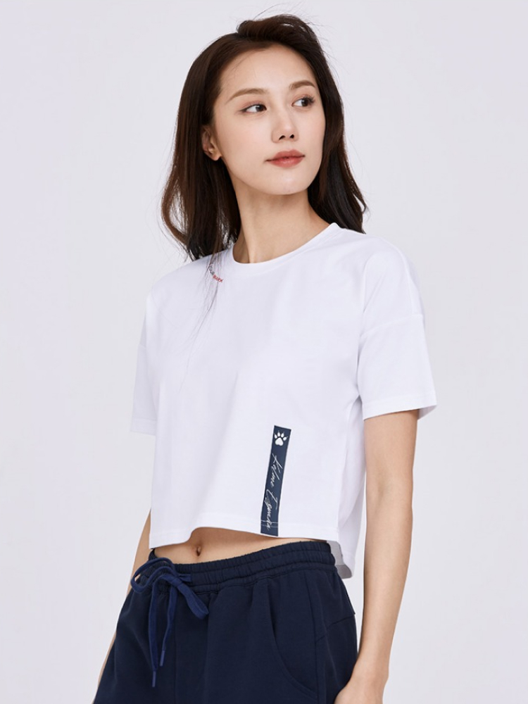 Футболка KELME Round Neck Short Sleeve T-Shirt White