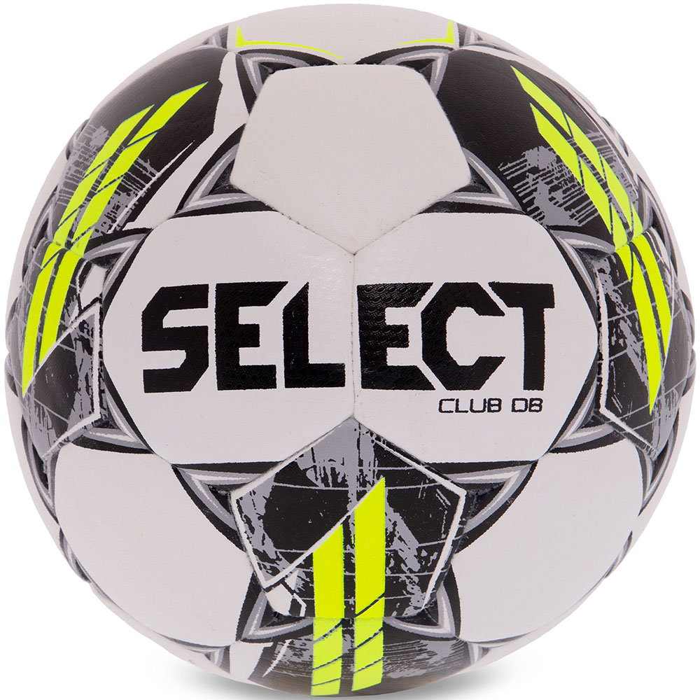 Мяч футб. SELECT Club DB V23, 0864160100, р.4, FIFA Basic, 32п, ТПУ, термо+маш. сш, рез.кам, бел-чер
