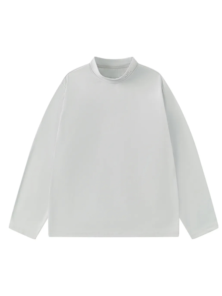 Свитшот KELME Mock Neck Long Sleeve T-shirt Grey