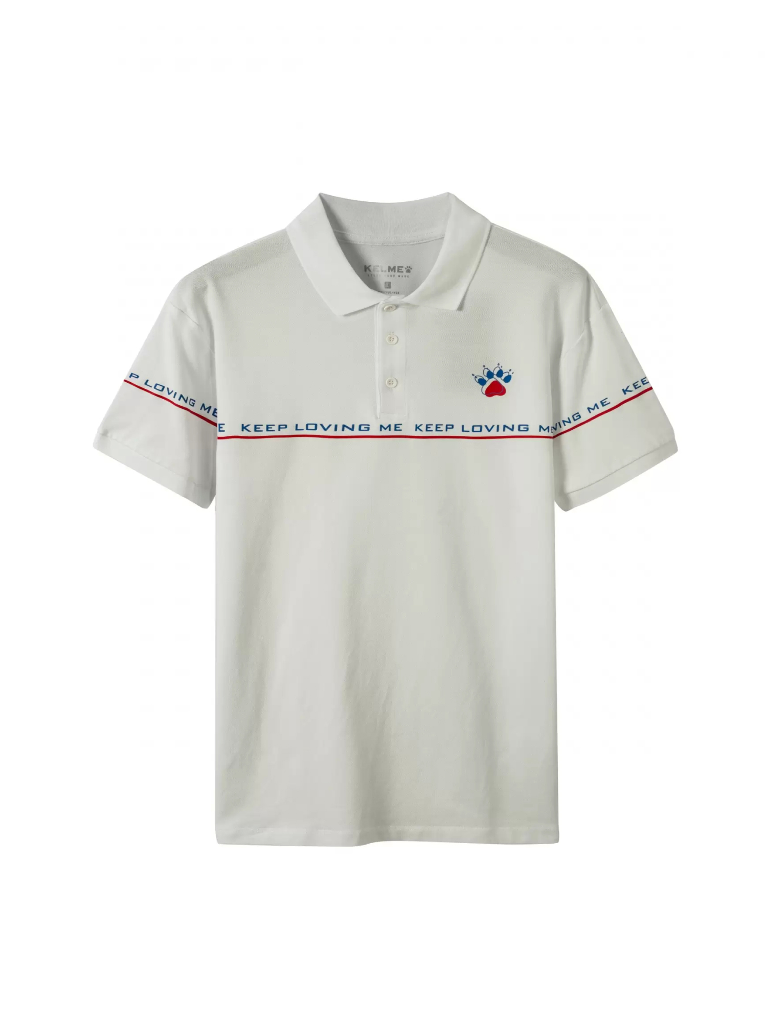 Футболка-поло KELME Short Sleeve Polo White