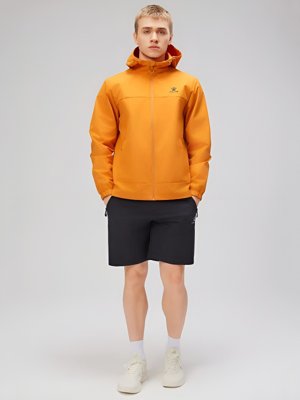 Ветровка KELME Woven Jacket (hooded) Orange