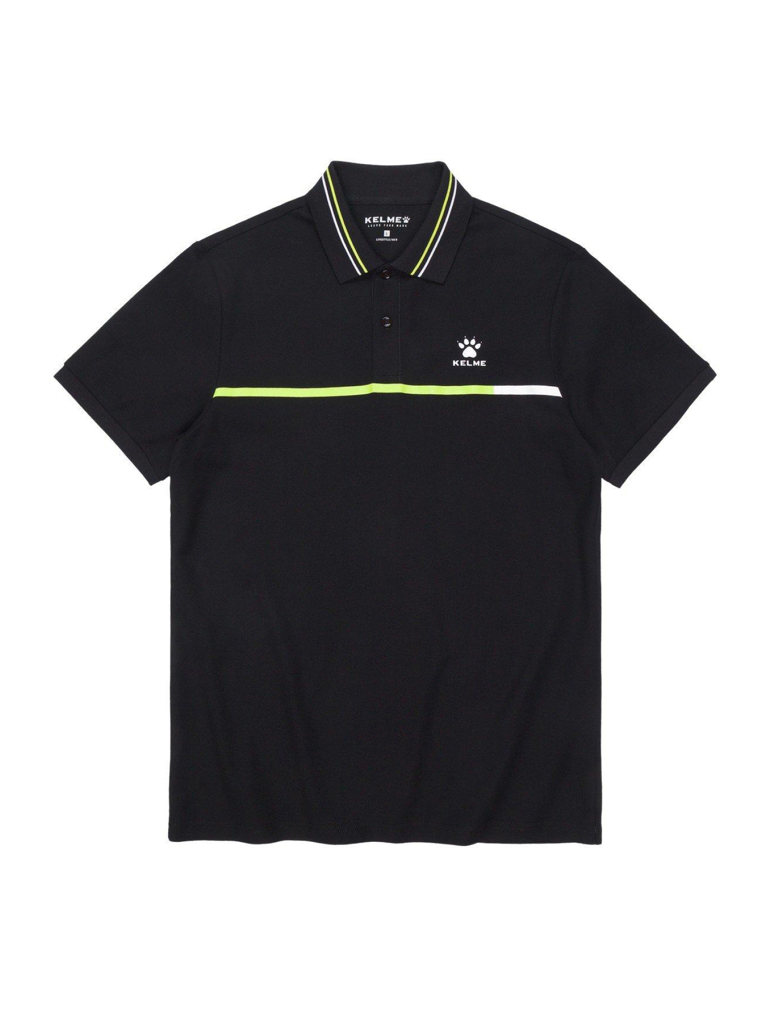 Футболка-поло KELME Short Sleeve Polo Shirt Black