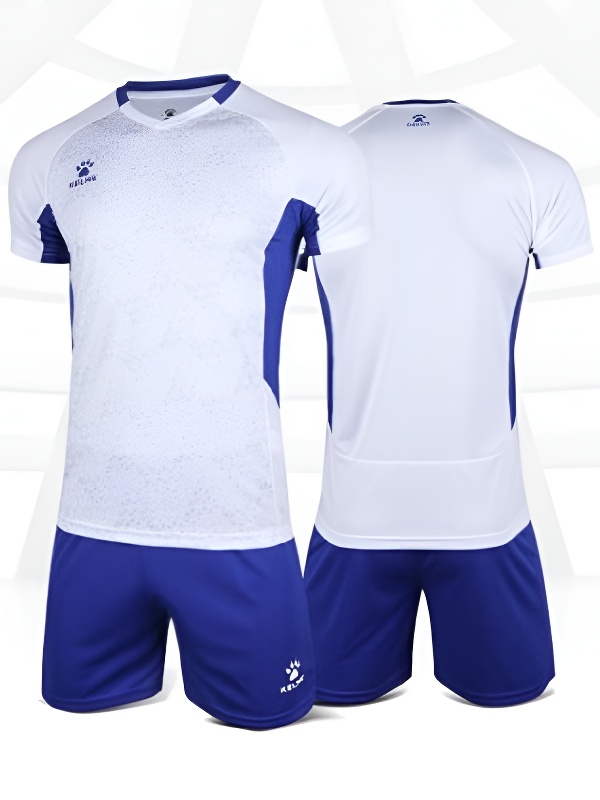Волейбольная форма KELME Men's Short-Sleeved Volleyball Uniform (White/Blue)