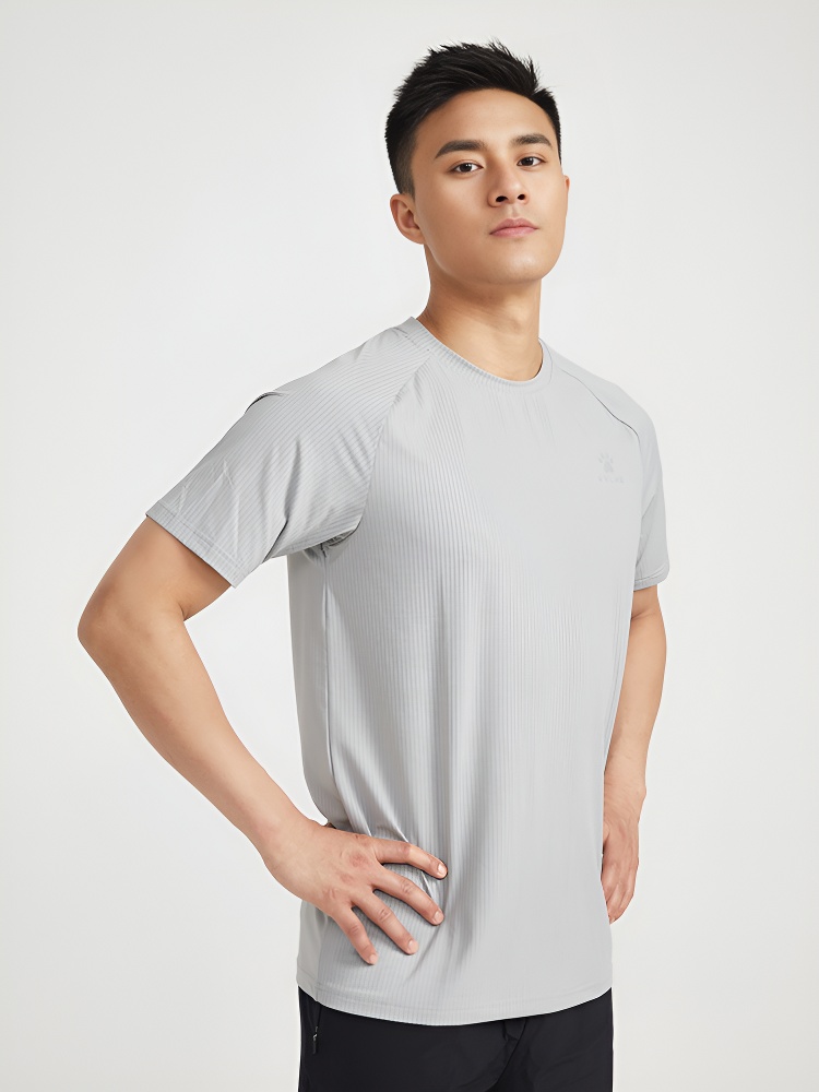 Футболка KELME Round Neck Short Sleeve T-Shirt Grey