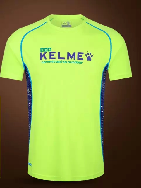 Футболка KELME Men's Quick-Drying Short-Sleeved T-Shirt (Light Green/Green)