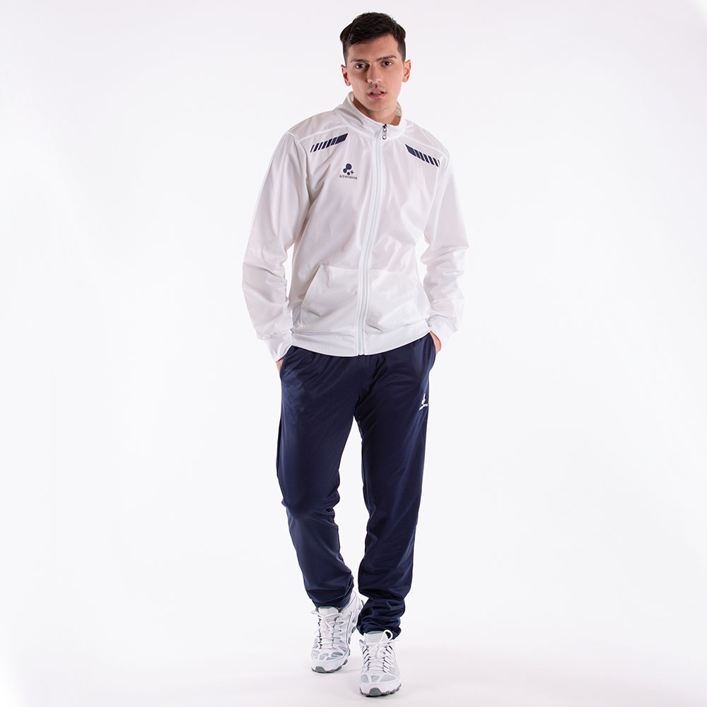 Костюм спортивный +ADRENALINA 3302-023-2XL, р. 2XL, 100% полиэстер, бело-т.синий