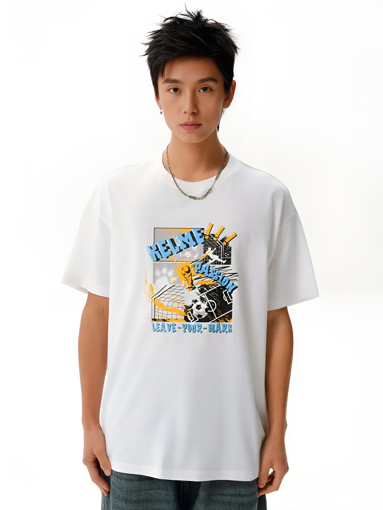 Футболка KELME Crew Neck Short-Sleeved T-Shirt White