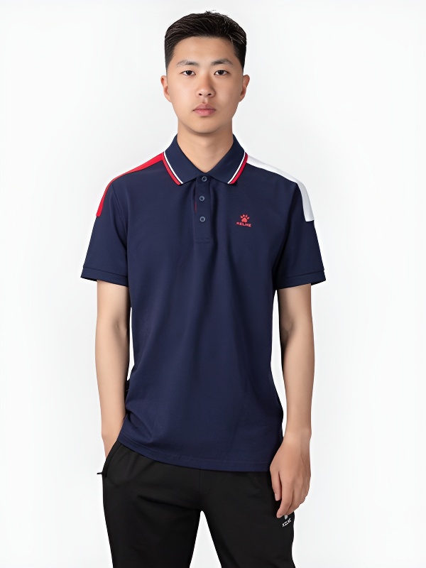 Футболка-поло KELME Short Sleeve Polo Shirt Dark Blue