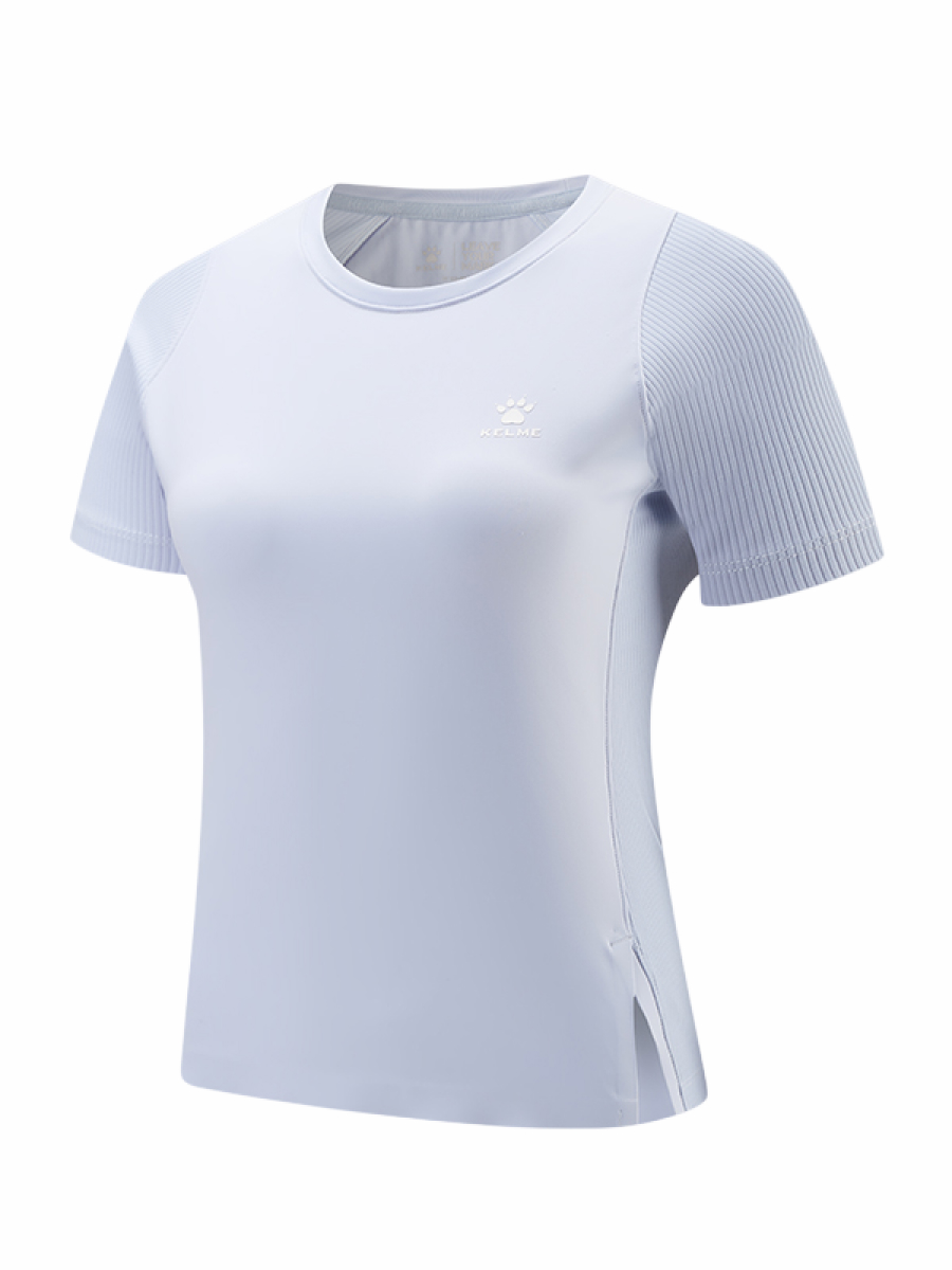 Футболка KELME Crew Neck Short-Sleeved T-Shirt Light Blue
