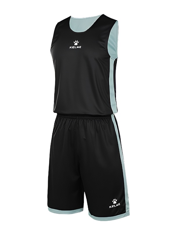 Детская баскетбольная форма KELME Children's Double-Sided Basketball Uniform Black