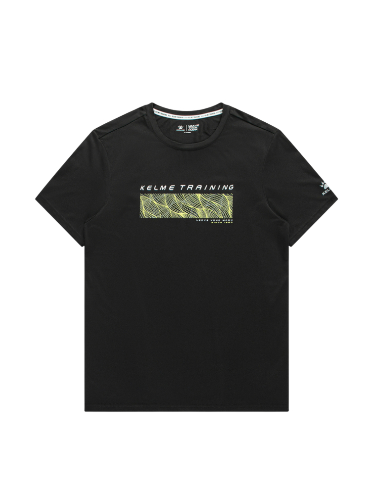 Футболка KELME Round Neck Short Sleeve T-Shirt Black