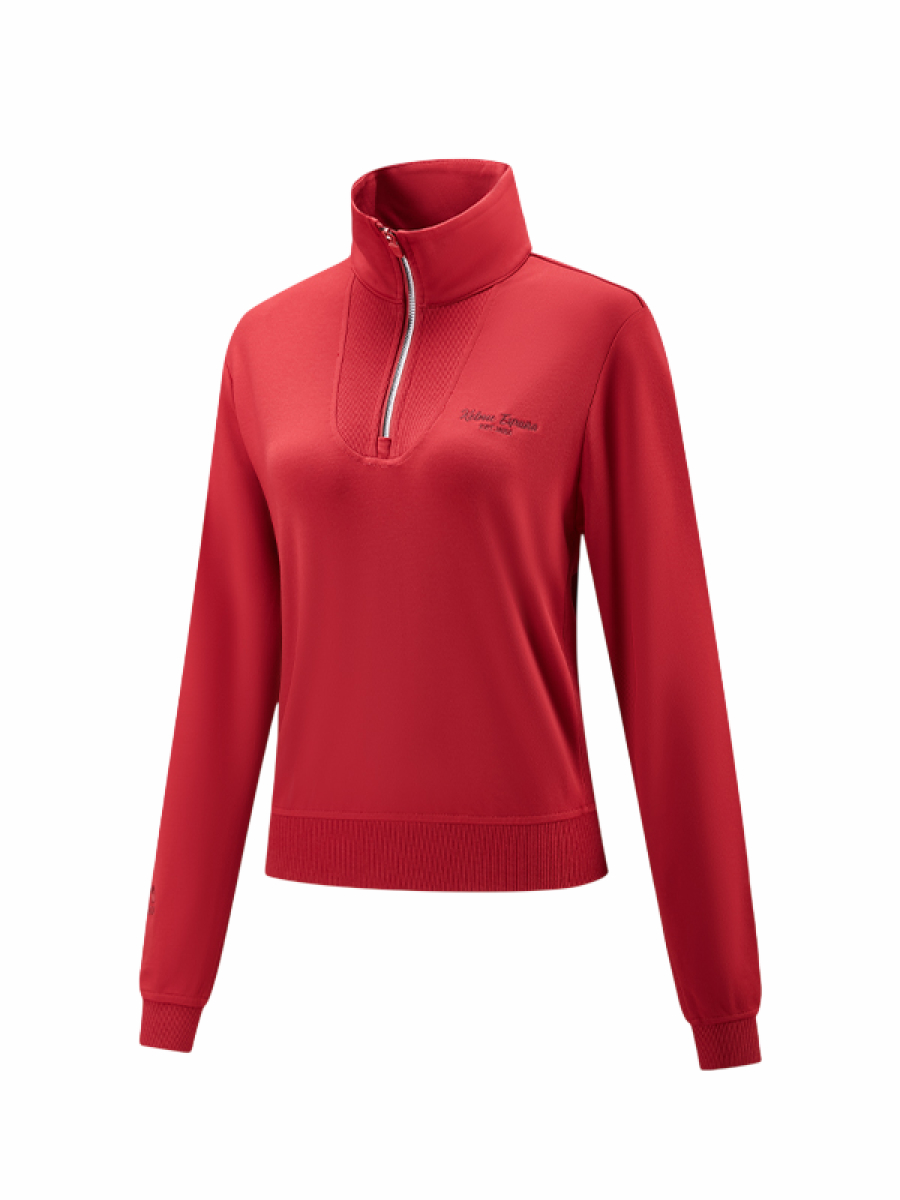 Свитшот KELME Half-Open Sweatshirt Red